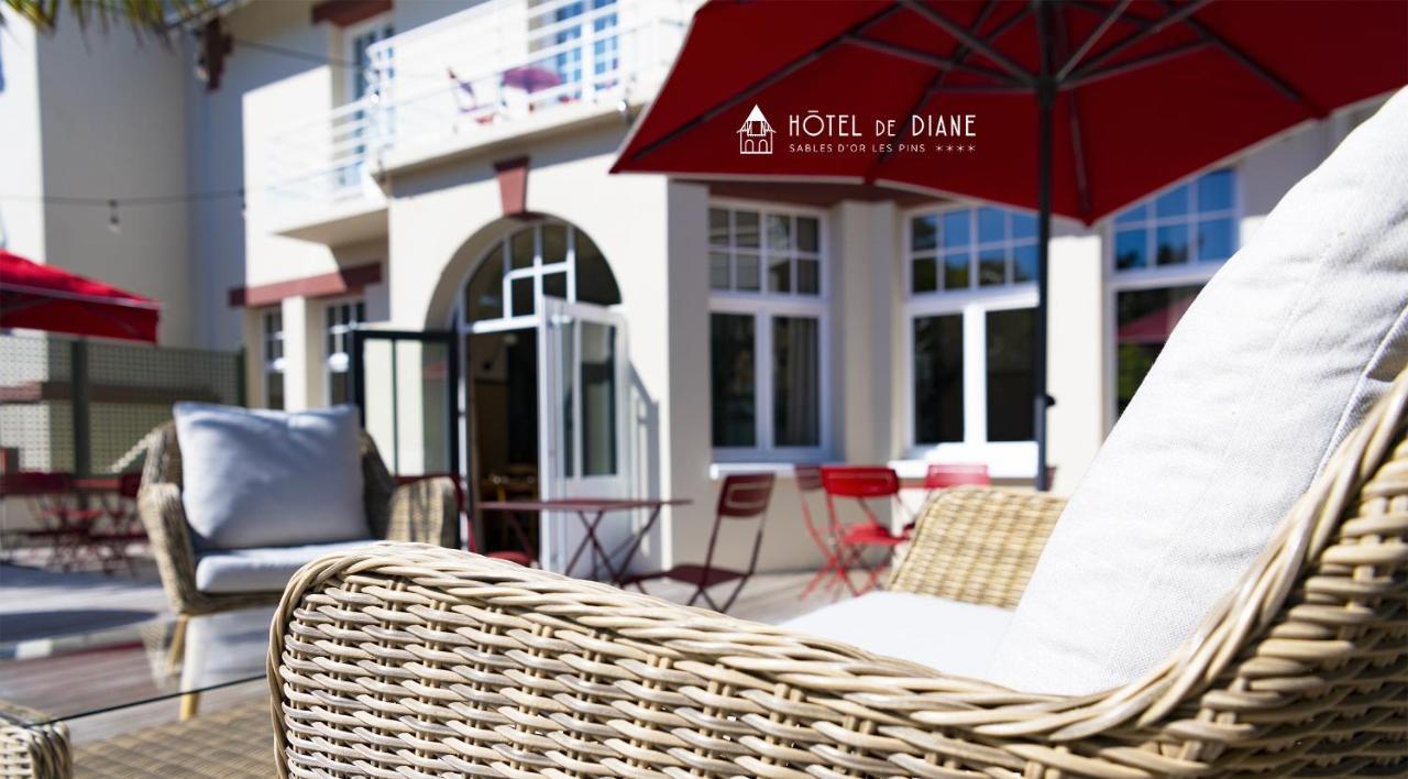 Hotel De Diane Sables-d'Or-les-Pins Exterior foto