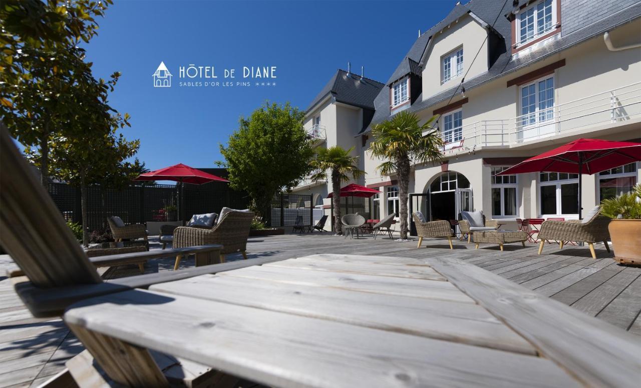 Hotel De Diane Sables-d'Or-les-Pins Exterior foto